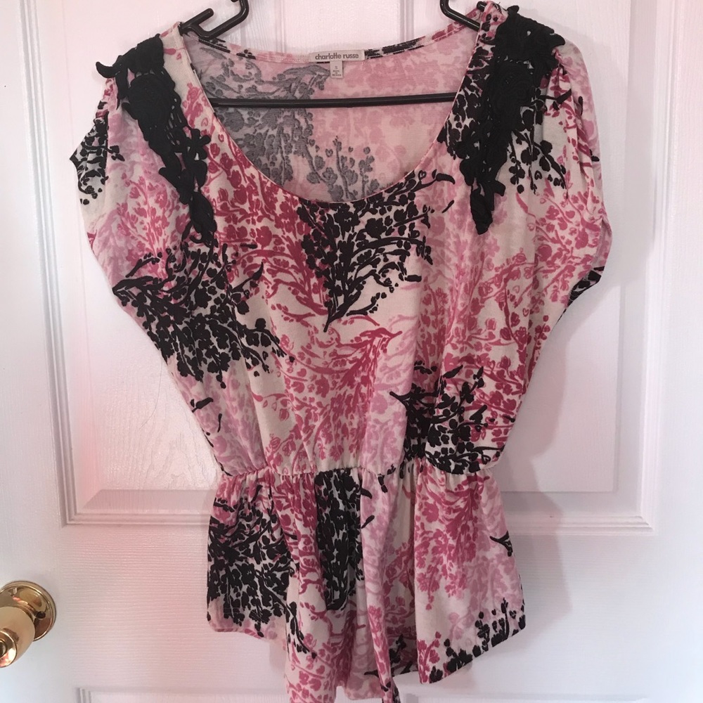 Multicolored Floral Top